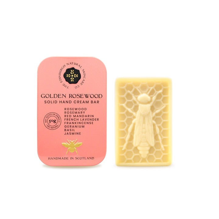 Golden Rosewood Solid Hand Cream Bar