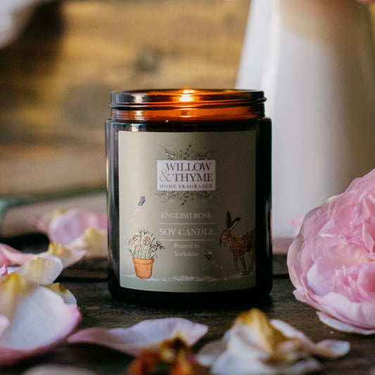 English Rose Candle