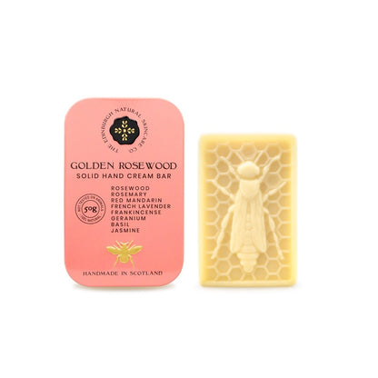 Golden Rosewood Solid Hand Cream Bar