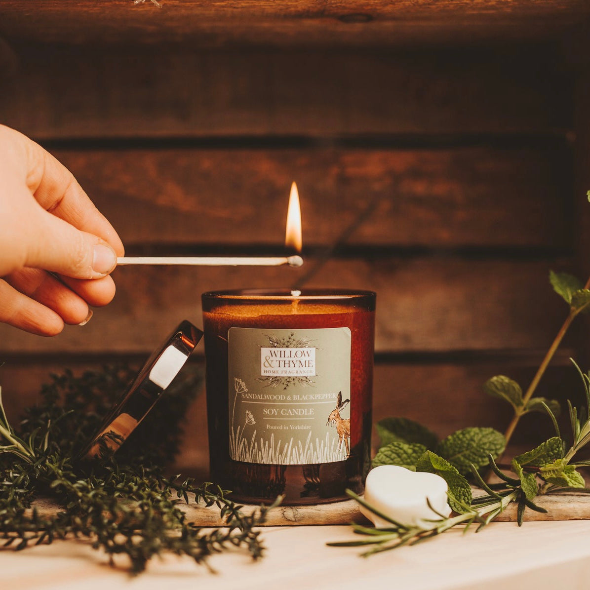 Sandalwood & Black Pepper Candle