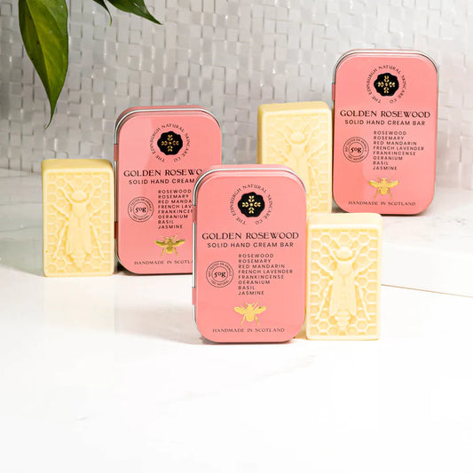 Golden Rosewood Solid Hand Cream Bar